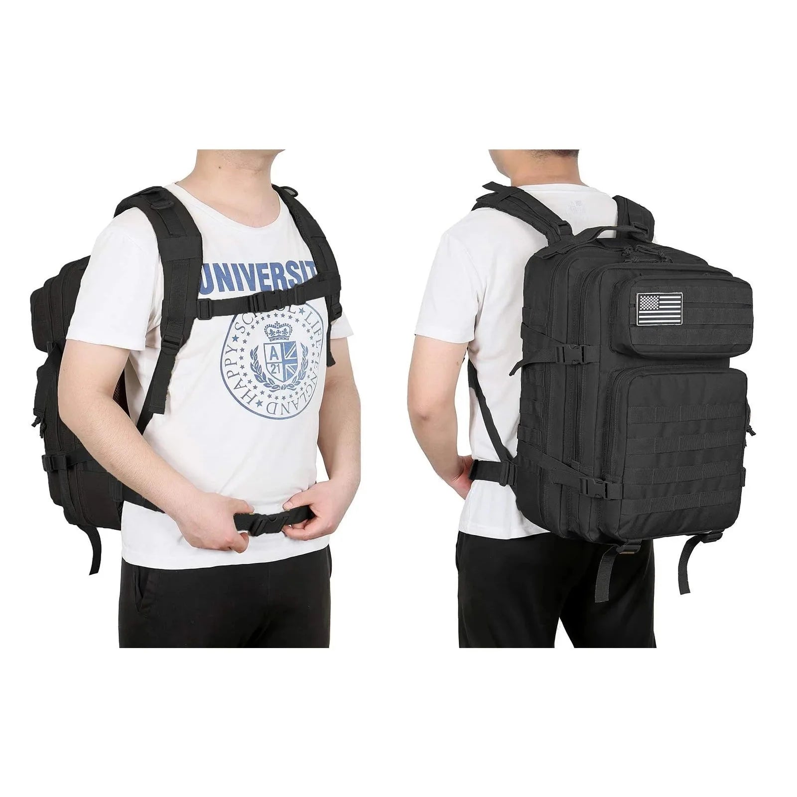 45L Assault Pack — 3-Day MOLLE Rucksack, Mission-Ready