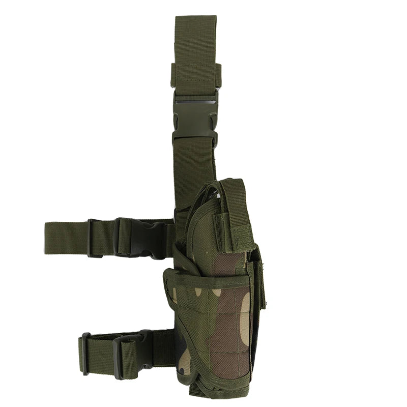Tactical Thigh Holster — Drop Leg, Universal Fit, Right Hand Draw