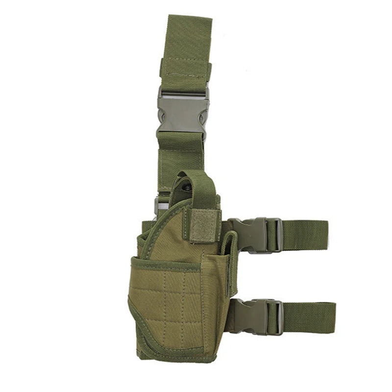 Tactical Thigh Holster — Drop Leg, Universal Fit, Right Hand Draw
