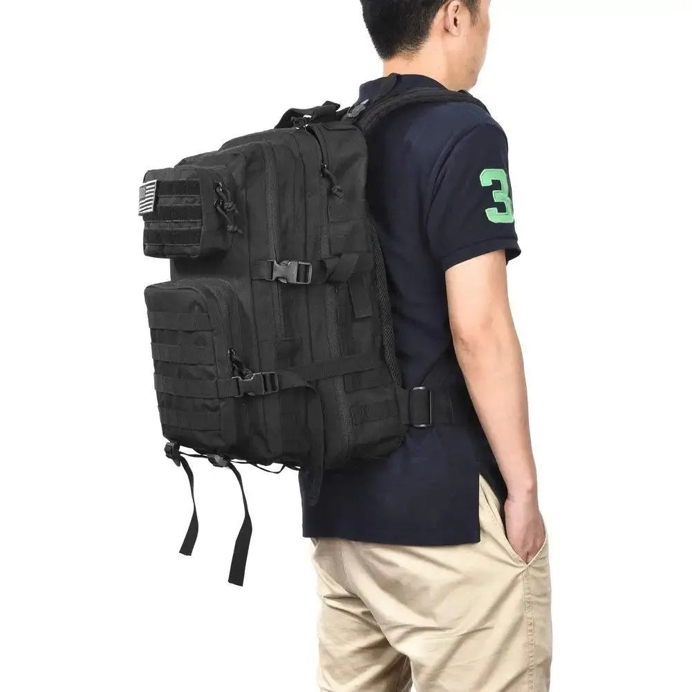 45L Assault Pack — 3-Day MOLLE Rucksack, Mission-Ready