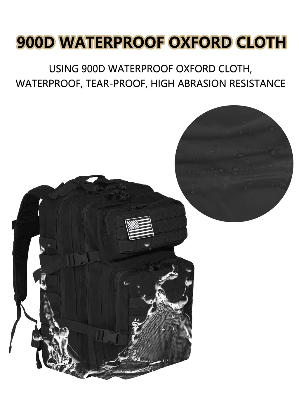 45L Military MOLLE Backpack — Tactical, Durable, Field-Ready