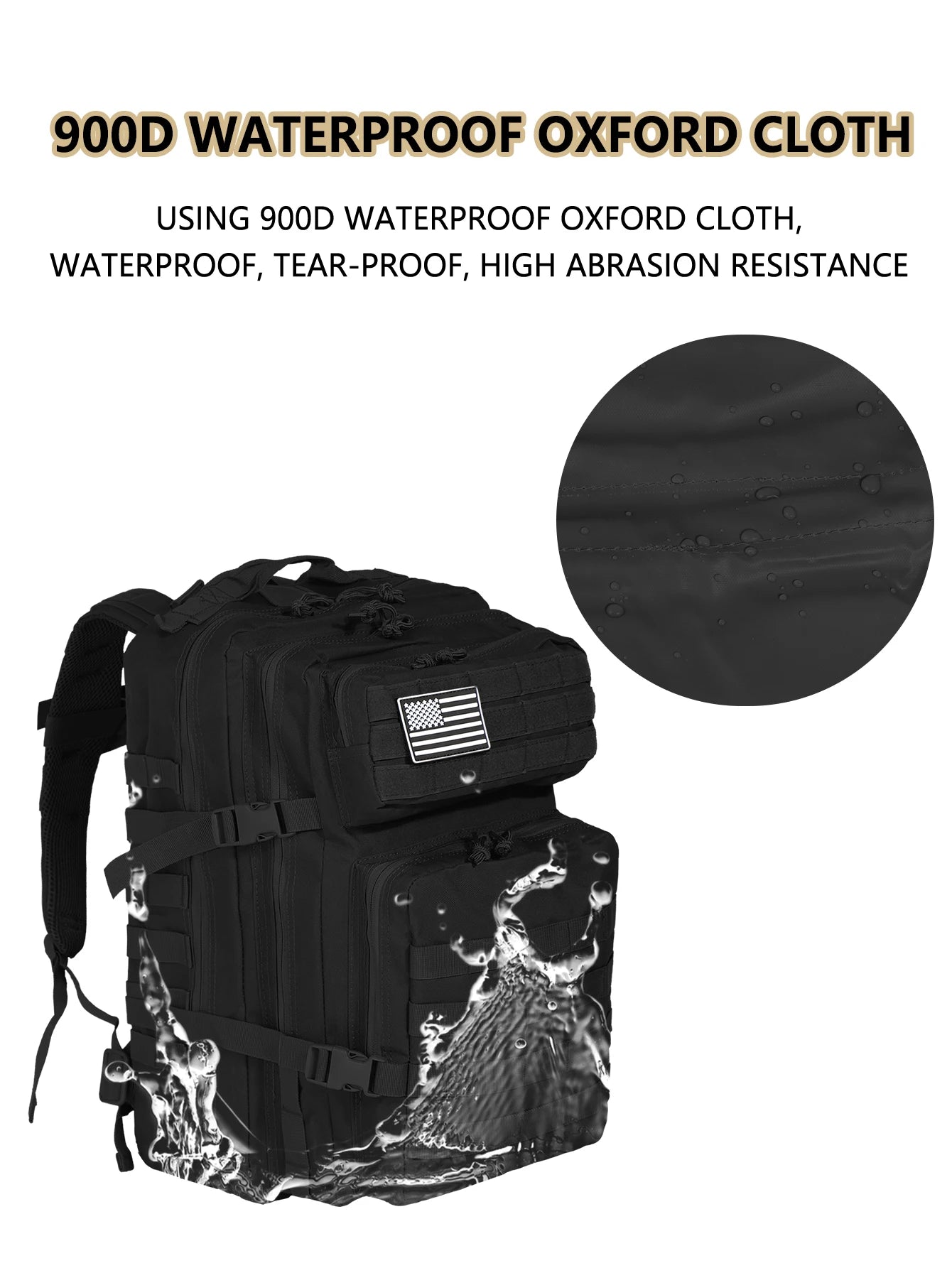 45L Military MOLLE Backpack — Tactical, Durable, Field-Ready