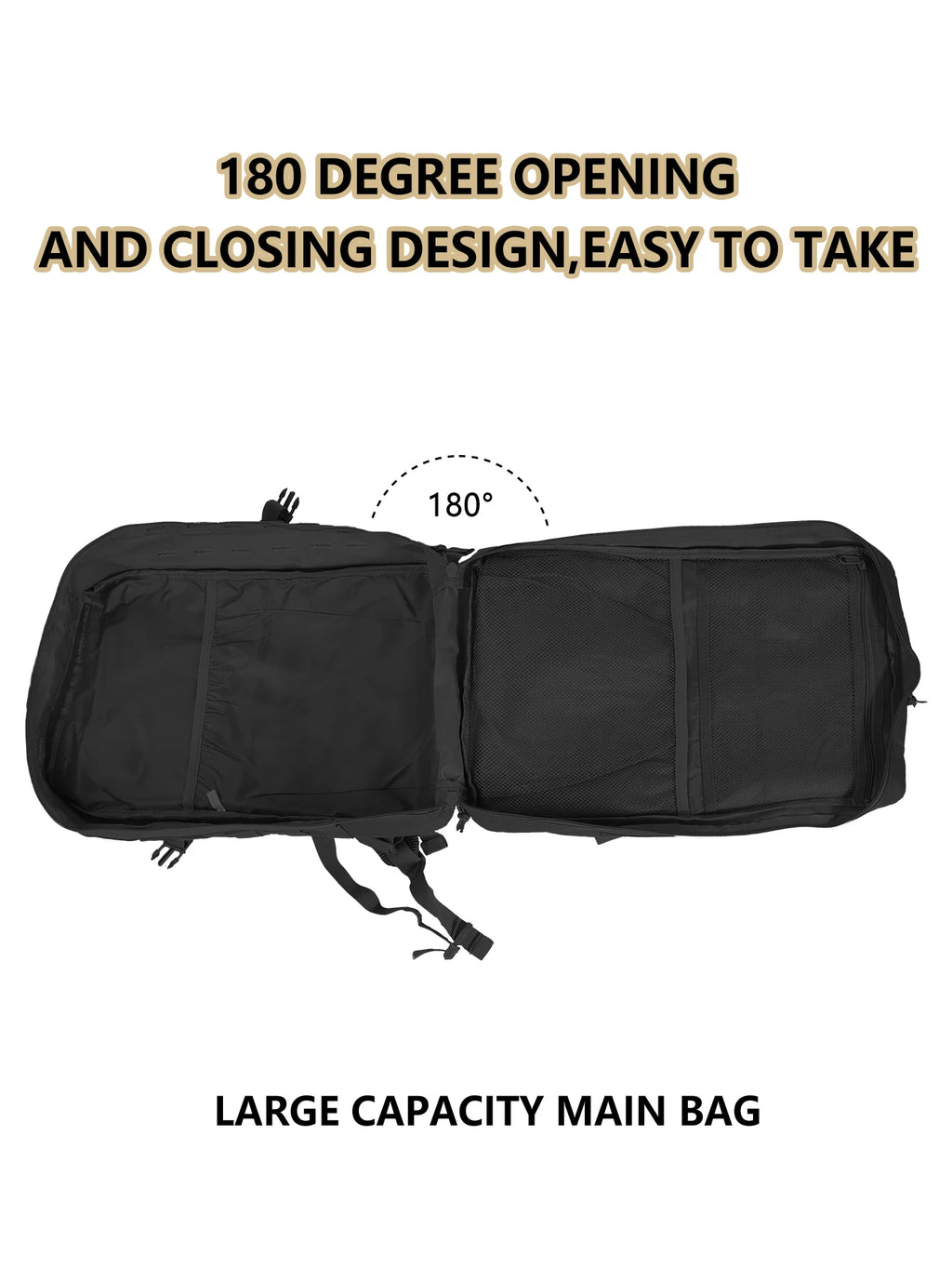 45L Military MOLLE Backpack — Tactical, Durable, Field-Ready