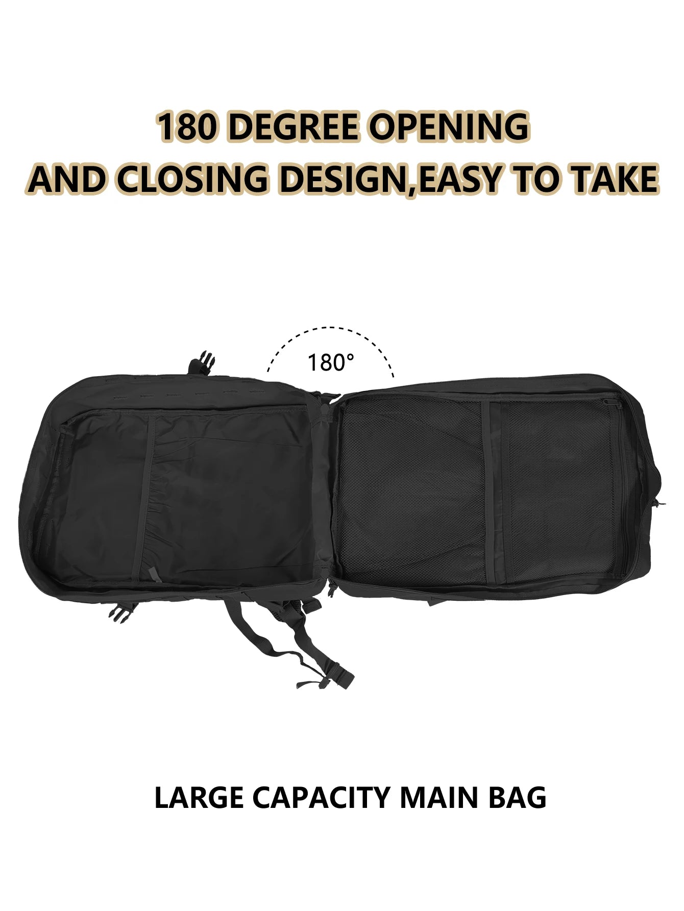45L Military MOLLE Backpack — Tactical, Durable, Field-Ready