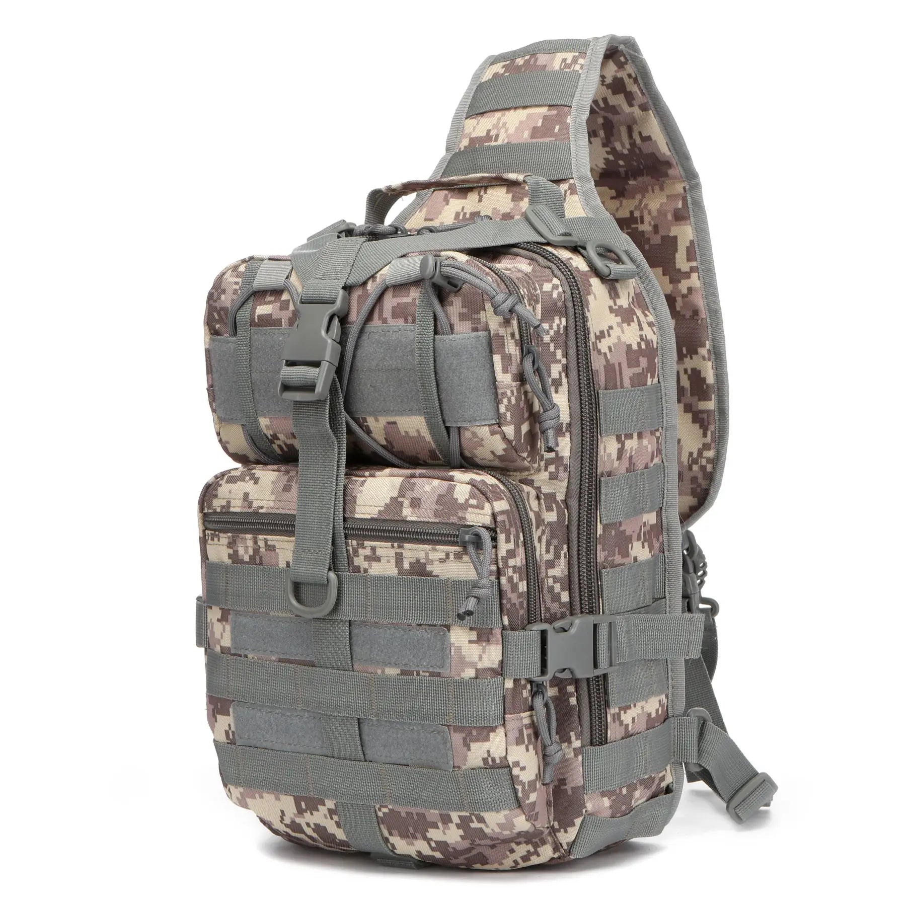 EDC Sling Assault Pack — Waterproof, MOLLE, One-Shoulder Tactical