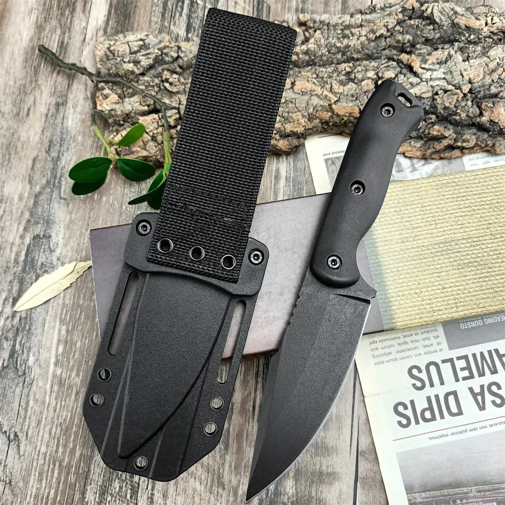 KA-BAR Fixed Blade Knife — D2 Steel, 18cm Blade, Survival Ready