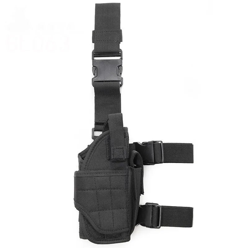 Tactical Thigh Holster — Drop Leg, Universal Fit, Right Hand Draw