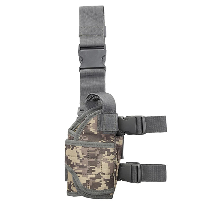 Tactical Thigh Holster — Drop Leg, Universal Fit, Right Hand Draw