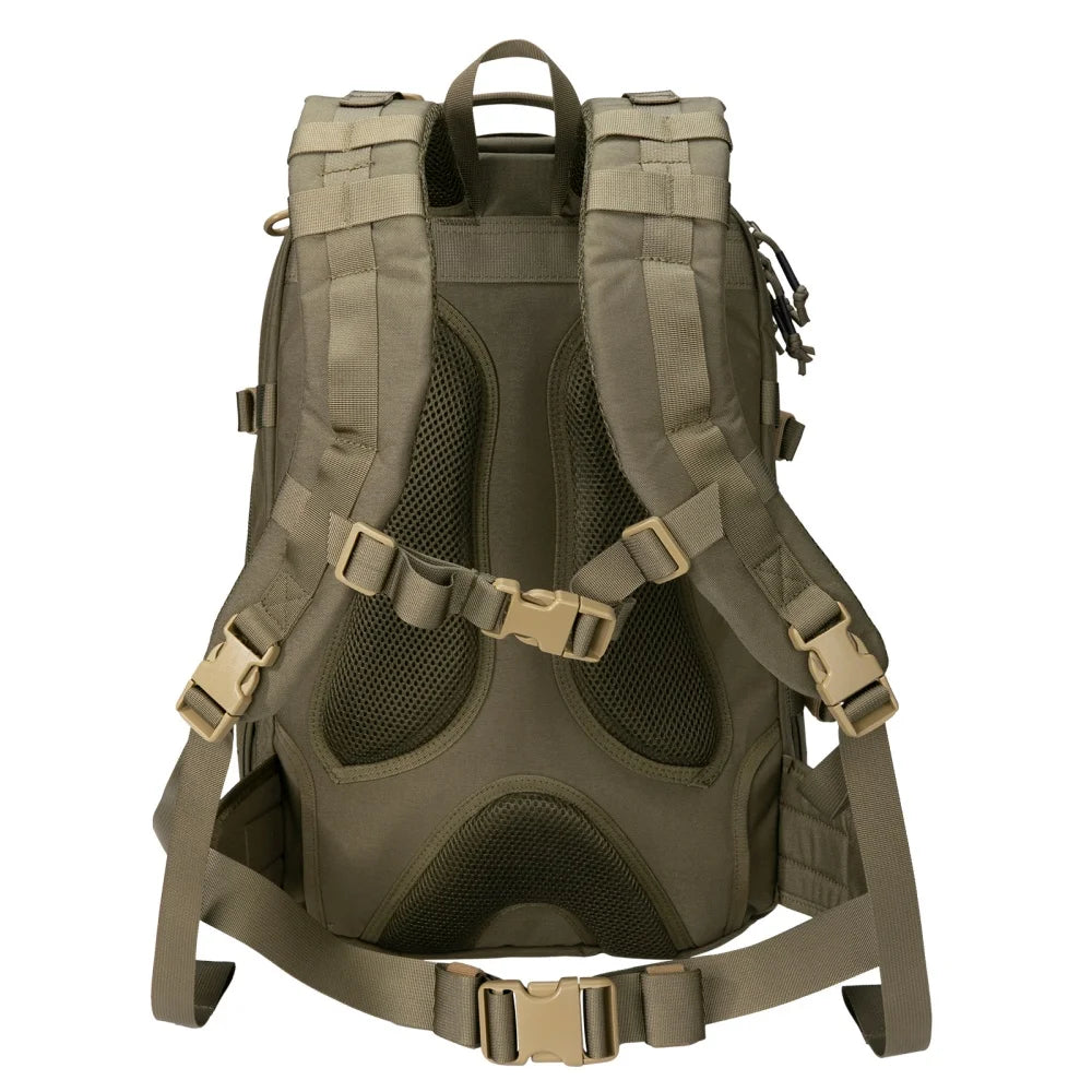 44L Tactical Rucksack — MOLLE, Waist Support, Heavy-Duty Nylon