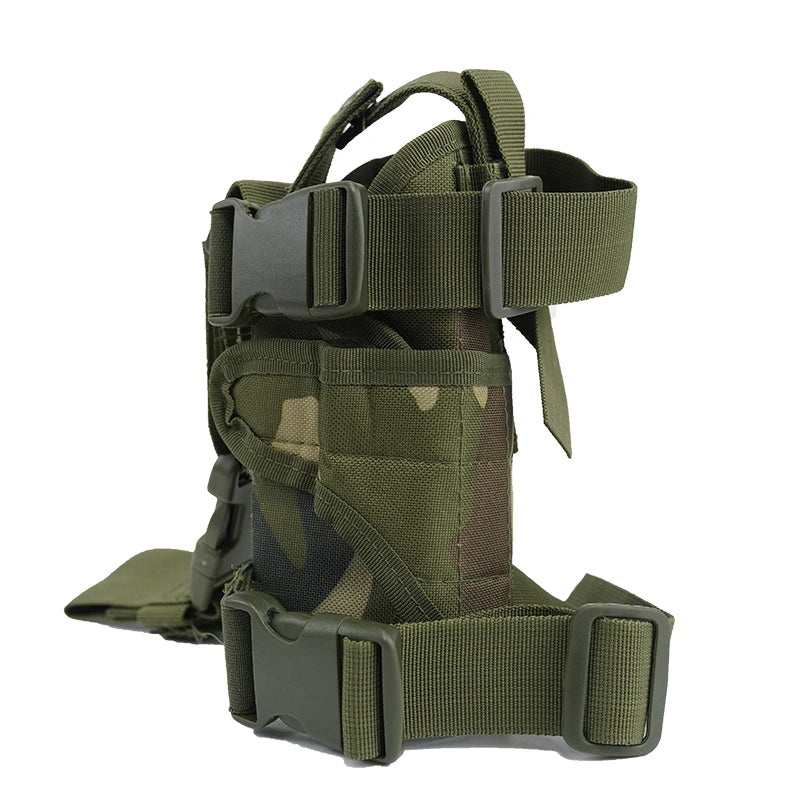 Tactical Thigh Holster — Drop Leg, Universal Fit, Right Hand Draw