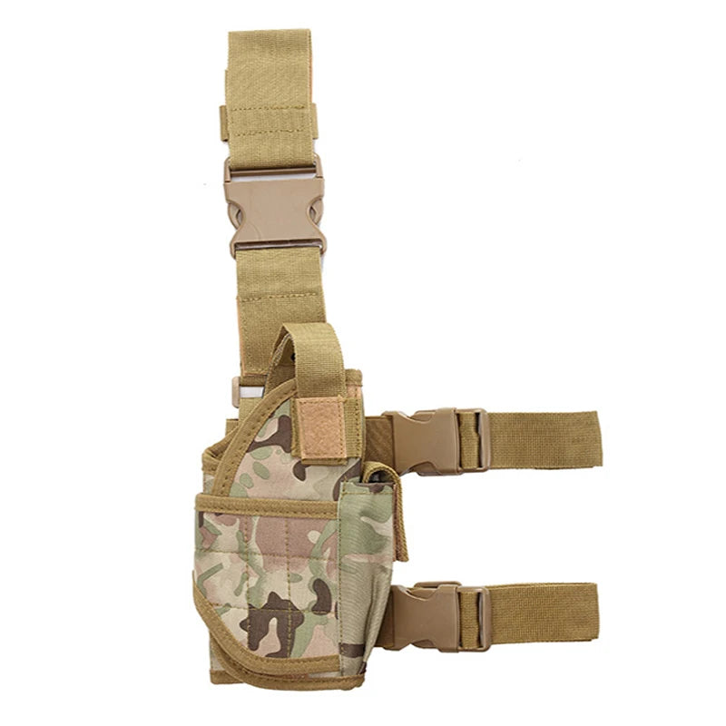 Tactical Thigh Holster — Drop Leg, Universal Fit, Right Hand Draw