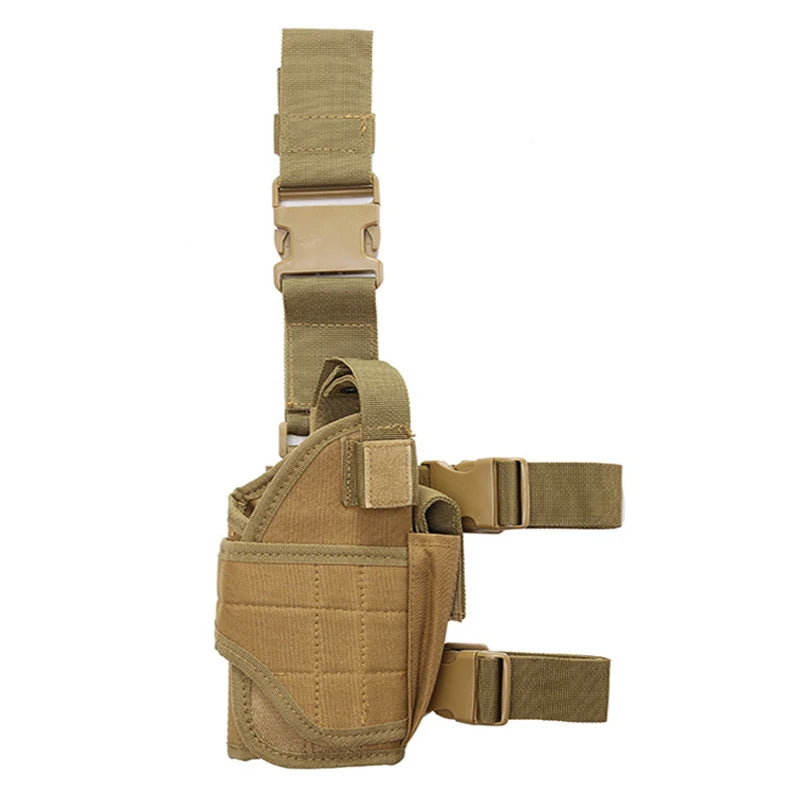 Tactical Thigh Holster — Drop Leg, Universal Fit, Right Hand Draw