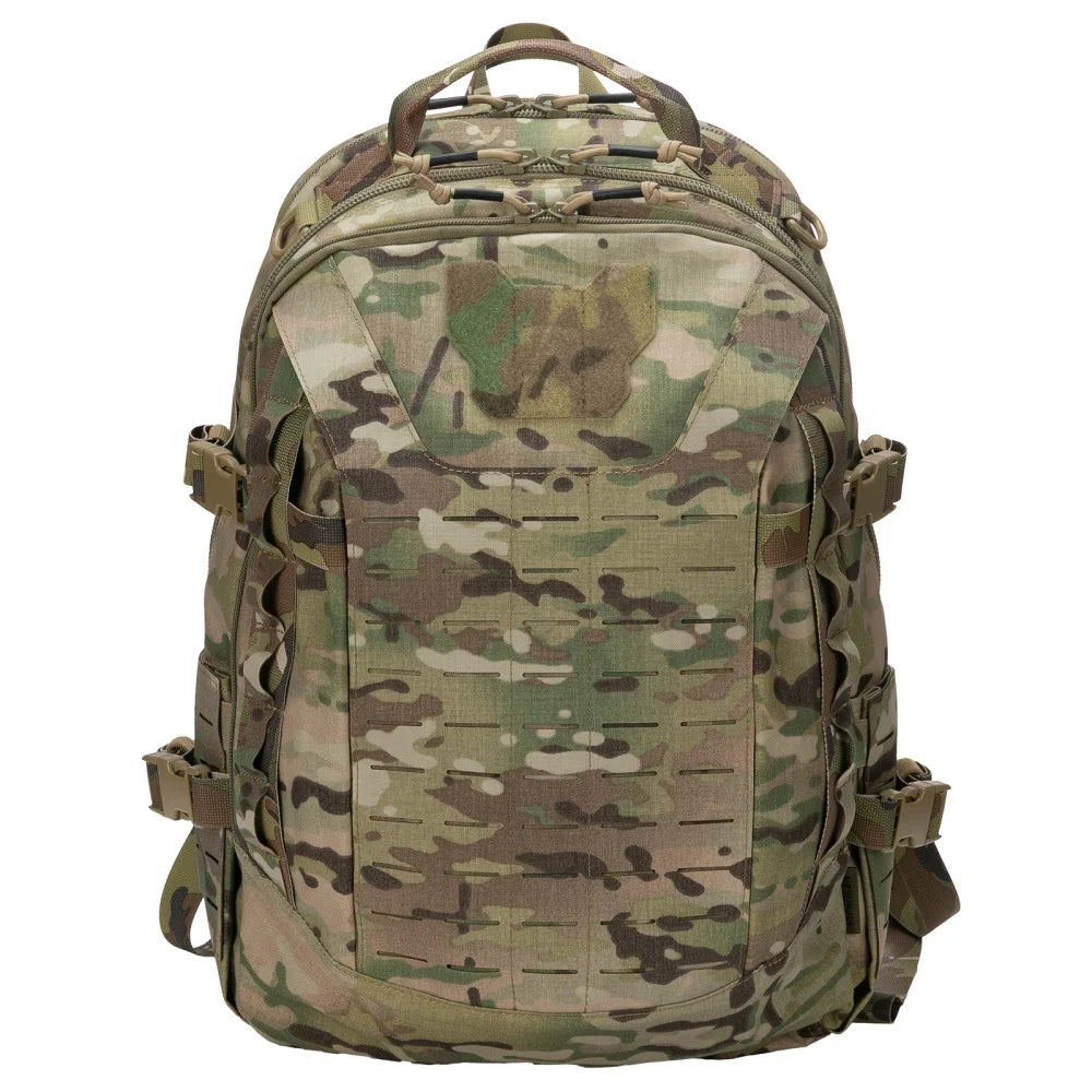 44L Tactical Rucksack — MOLLE, Waist Support, Heavy-Duty Nylon