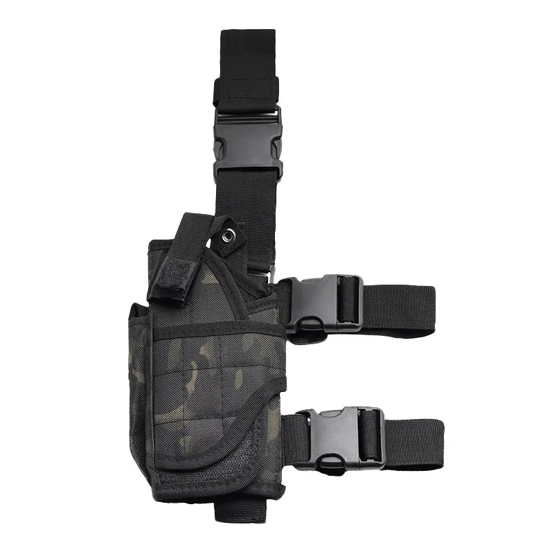 Tactical Thigh Holster — Drop Leg, Universal Fit, Right Hand Draw