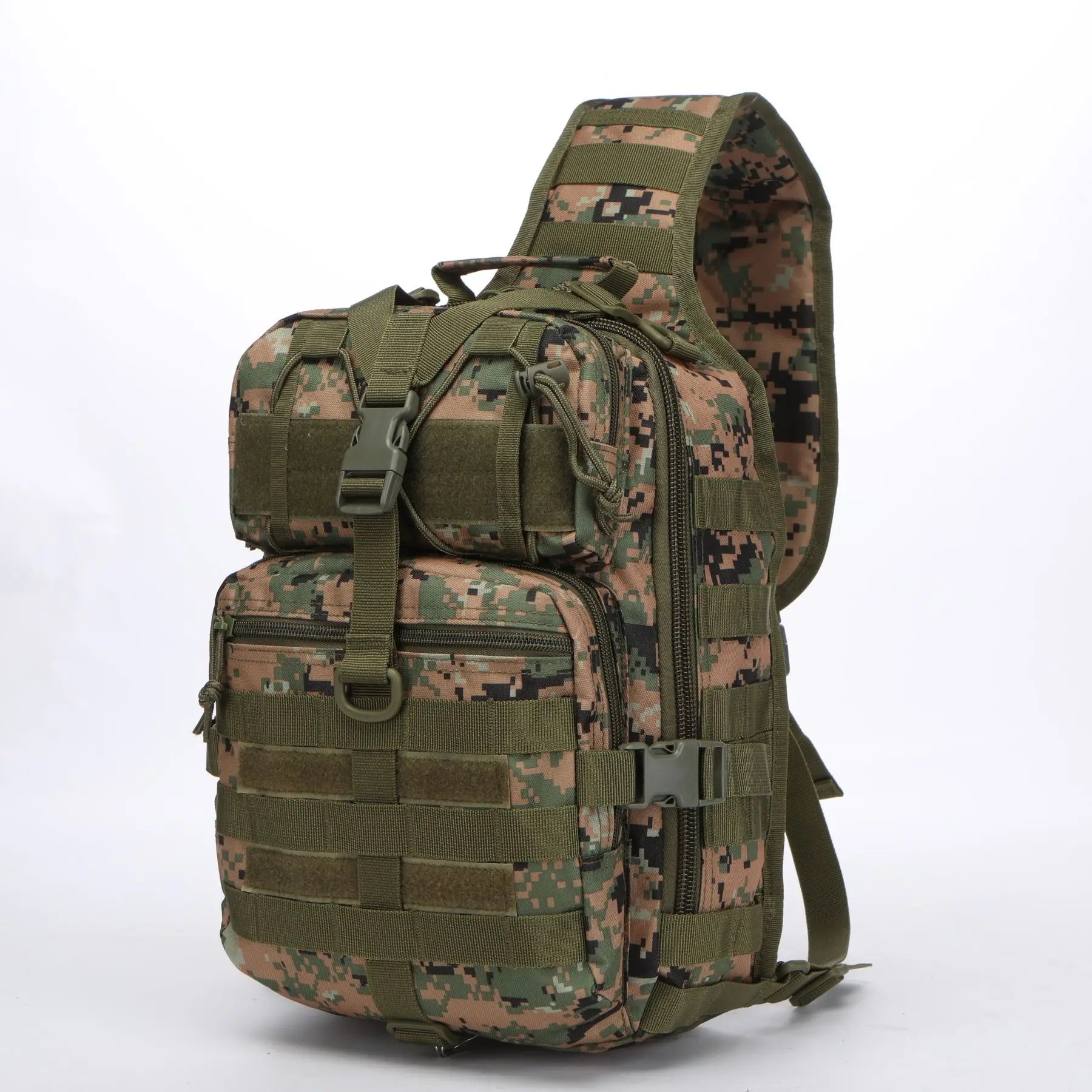 EDC Sling Assault Pack — Waterproof, MOLLE, One-Shoulder Tactical