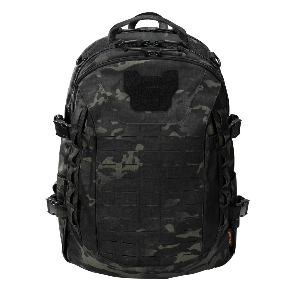 44L Tactical Rucksack — MOLLE, Waist Support, Heavy-Duty Nylon