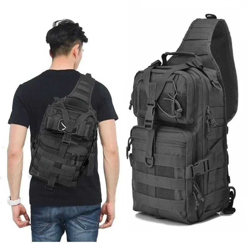 EDC Sling Assault Pack — Waterproof, MOLLE, One-Shoulder Tactical